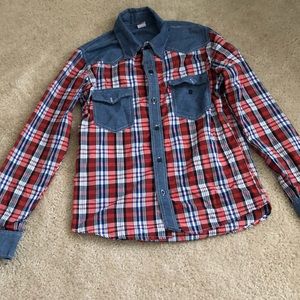 Denim/Plaid shirt